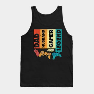 Dad Husband  Legend, Dad Video Tank Top